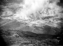 The crater in 1919