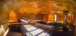 The He Tohu Document Room housing three New Zealand documents significant to its 19th century history