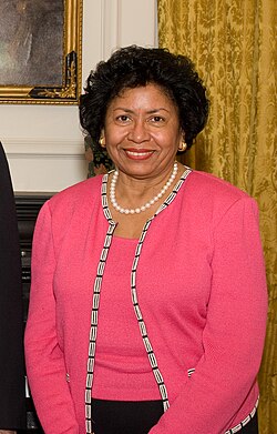 Simmons in 2008 during her tenure as President of Brown University