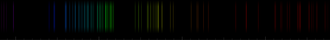 Color lines in a spectral range
