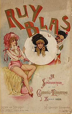 Souvenir programme for Ruy Blas and the Blasé Roué