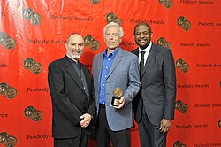 Mark Benjamin, Marc Levin and Forest Whitaker at the 69th Annual Peabody Awards for Brick City