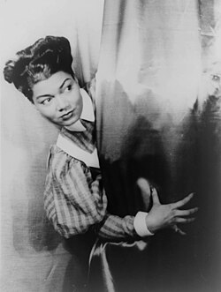 Bailey, costumed in the role of Butterfly, gauges the applause following her performance of the song "It's a Woman's Prerogative" on July 5, 1946. Sustained applause required her to take another bow.