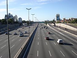 Stretch of the Pan-American Highway in Argentina