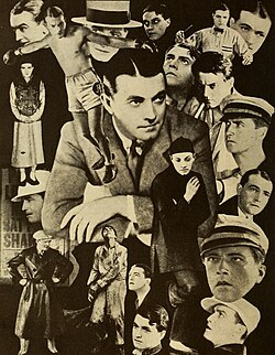 Another collage of stills from various films, 1930