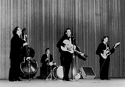 The Tennessee Three with Cash in 1963