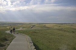 The area of Big Horn County, Montana where the Battle of the Little Bighorn was fought