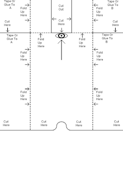 Printable cross eye viewer