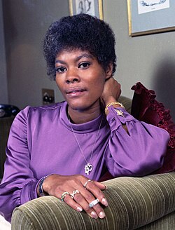 Dionne Warwick by Allan Warren, c. 1980s