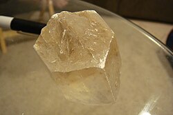 Hanksite, Na22K(SO4)9(CO3)2Cl, one of the few minerals that is both a carbonate and a sulfate
