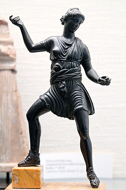 Gallo-Roman bronze statuette of Diana (latter 1st century)