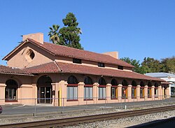 The historic Sacramento Western Pacific station was served by the California Zephyr until 1970.