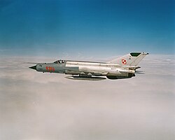Polish Air Force MiG-21bis in 1999