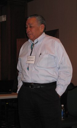 J.T. Goombi, former Kiowa tribal chairman and first vice-president of the National Congress of American Indians