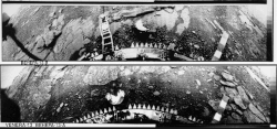 Surface panoramas taken by Venera 13