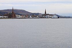 Largs in Ayrshire was one of two filming locations for the fictional seaside town of Finport