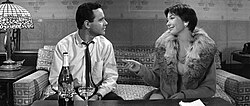 Lemmon and MacLaine in The Apartment (1960)