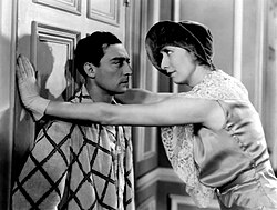 With Charlotte Greenwood in one of his first "talkies", Parlor, Bedroom and Bath (1931)