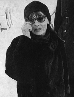 Garbo in Stockholm in 1961