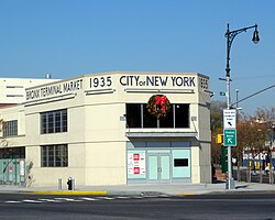 Renovated Prow Building, part of the original Bronx Terminal Market