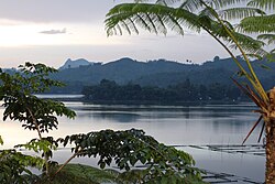 Lake Sebu on Mindanao, near where Lindbergh made his 1972 trip to investigate the Tasaday people