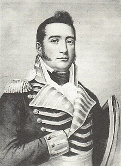 Duncan Clinch, when he was a young officer of the United States