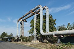 Expansion loop on heating pipeline
