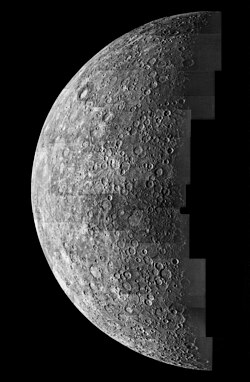 Image mosaic by Mariner 10, 1974