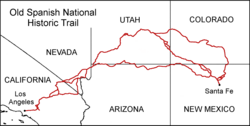 Rivera pioneered the first part of what became the Old Spanish Trail.