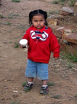 Young Jicarilla Apache boy, New Mexico, 2009