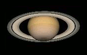 A simulated appearance of Saturn as seen from Earth (at opposition) during an orbit of Saturn, 2001–2029