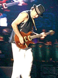 Santana 2003 at a concert in Barcelona