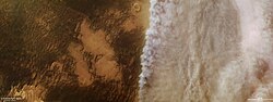 Mars dust storm, 2018