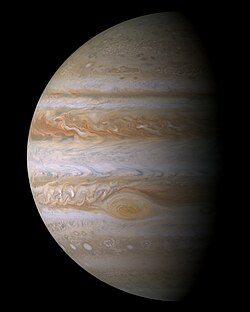 A Jupiter flyby picture