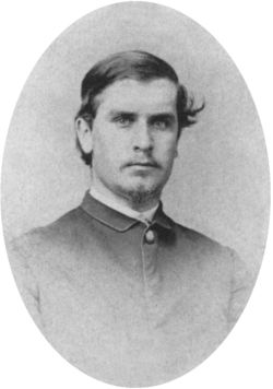 McKinley in 1865, just after the Civil War, photograph by Mathew Brady