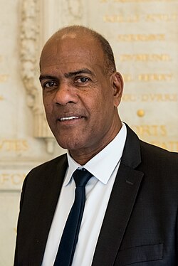 Serge Letchimy, President of the Executive Council of Martinique since 2 July 2021, President of the Regional Council of Martinique from 2010 to 2015, Mayor of Fort-de-France from 2001 to 2010 and President of the Martinican Progressive Party since 2005