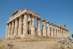 The Temple of Hera at Selinunte, Sicily