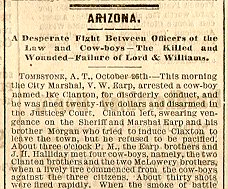 Newspaper coverage of the fight
