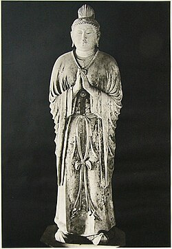 "Bodhisattva of Moonlight" Gakkō Bosatsu, Nara period, Tōdai-ji, Nara