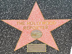 The Hollywood Reporter's Award of Excellence star