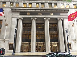 120 South LaSalle in Chicago serves as the headquarters for CIBC Bank USA.