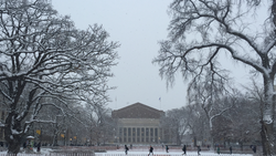 Northrop Mall in the winter