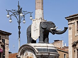 Elephant Fountain in Catania