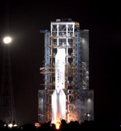 Chang'e 5 was launched by a Long March 5 Y-5 launch vehicle from Wenchang Spacecraft Launch Site.