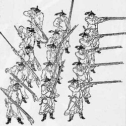 Ming dynasty troops in formation
