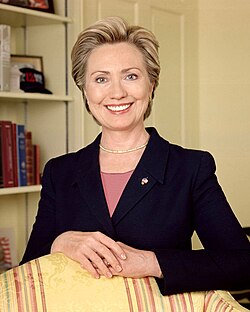 Hillary Clinton's official senate portrait