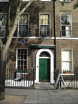 Charles Dickens Museum in London, the headquarters of The Dickens Fellowship