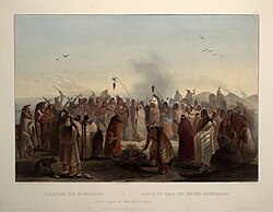 Scalp dance of the Hidatsa