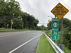 Pre-treating roads with salt relies on the warmer road surface to initially melt the snow and make a solution; Pre-treatment of bridges (which are colder than roads) does not typically work.[3]