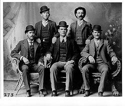 Butch Cassidy and members of the Wild Bunch, 1905